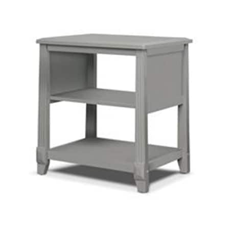 Sorelle Furniture Berkley Nightstand, Weathered Gray 3380-WG